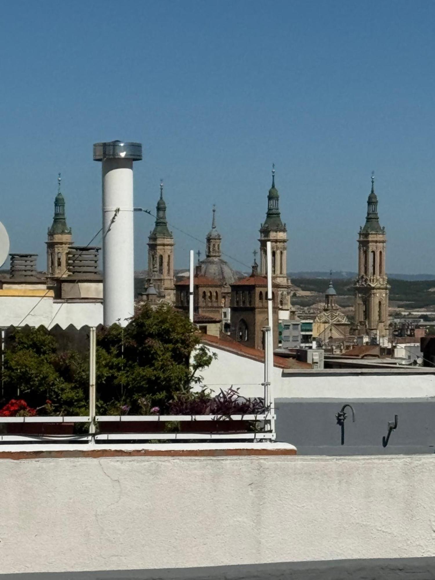 Atico Centro Sol Y Vistas Apartment Zaragoza Ngoại thất bức ảnh